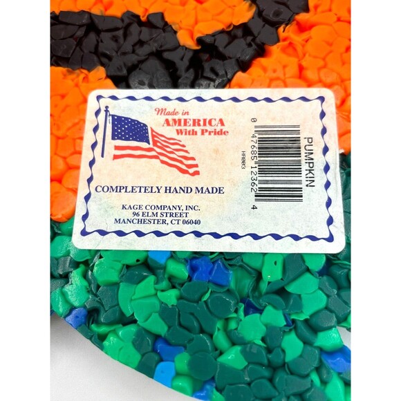 Halloween Popcorn Melt Jack O Lantern Witch Pumpkin Plast Kage USA Made 16" New - Picture 3 of 14